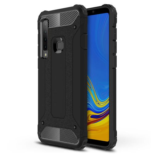Military Defender Shockproof Case for Samsung Galaxy A9 (2018) - Black